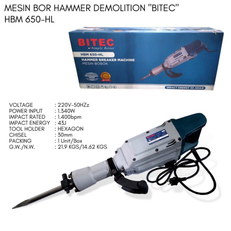 Jack hammer bitec hbm 650 new arrivals