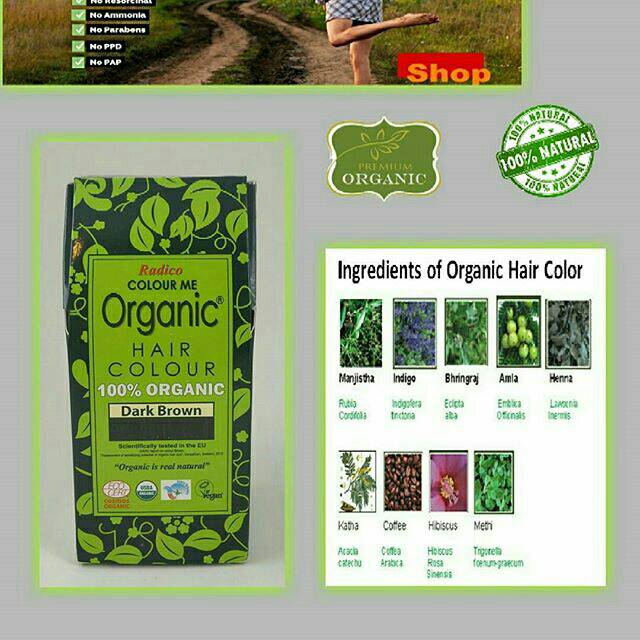 Jual COLOUR ME ORGANIC. Best selling in INDIA. pewarna rambut organic ...