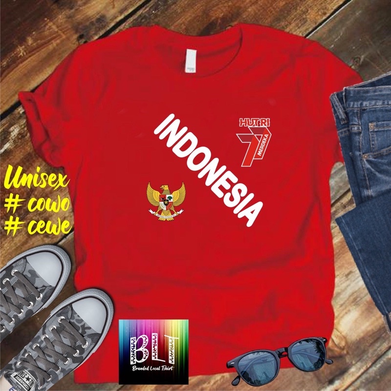 Jual Kaos Hut Ri Garuda Indonesia Miring Kaos Agustusan