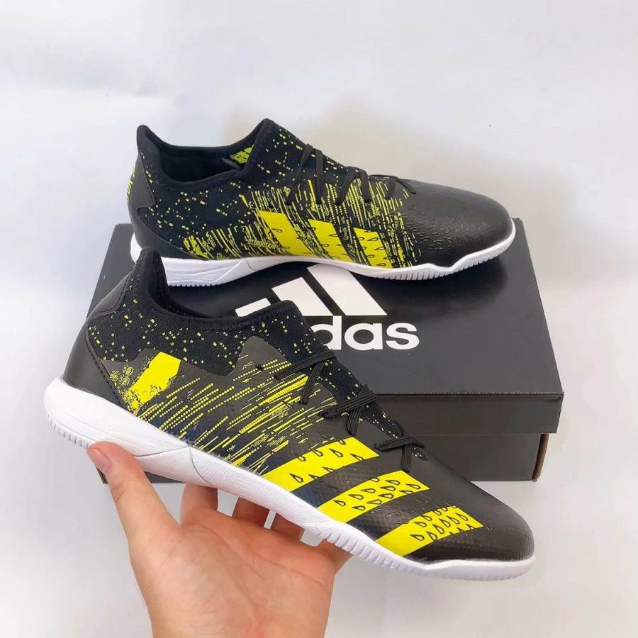 Jual Sepatu Futsal Adidas Predator Freak3 Low Black Solar Yellow Ic Shopee Indonesia 9842