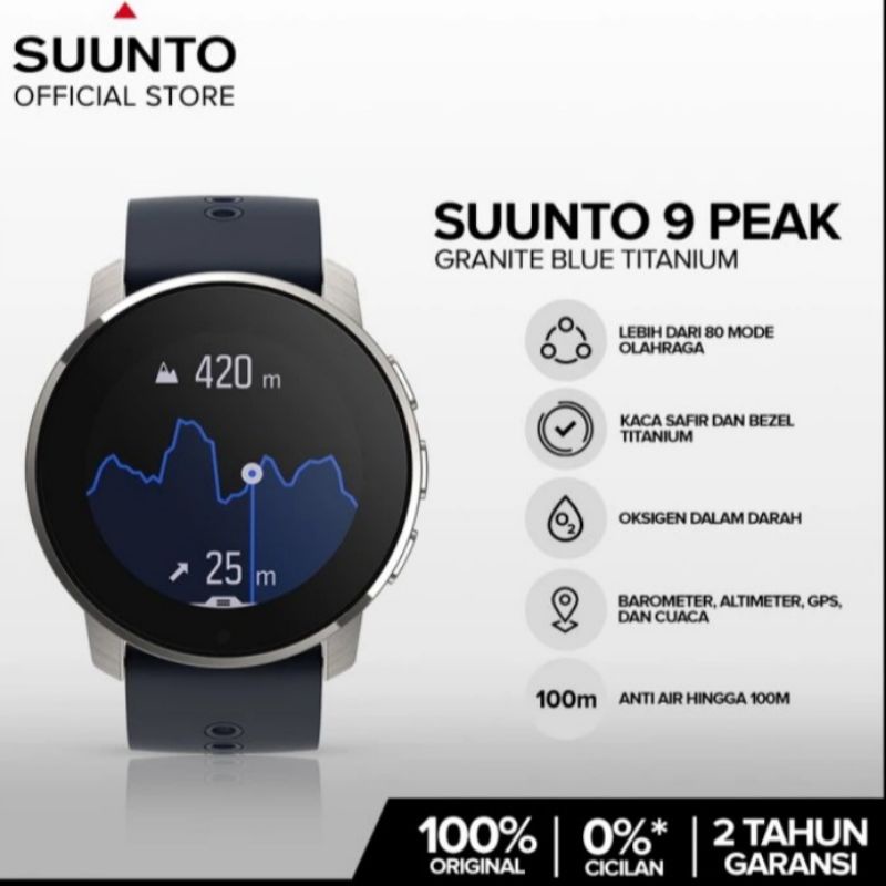 Suunto baro granite blue titanium
