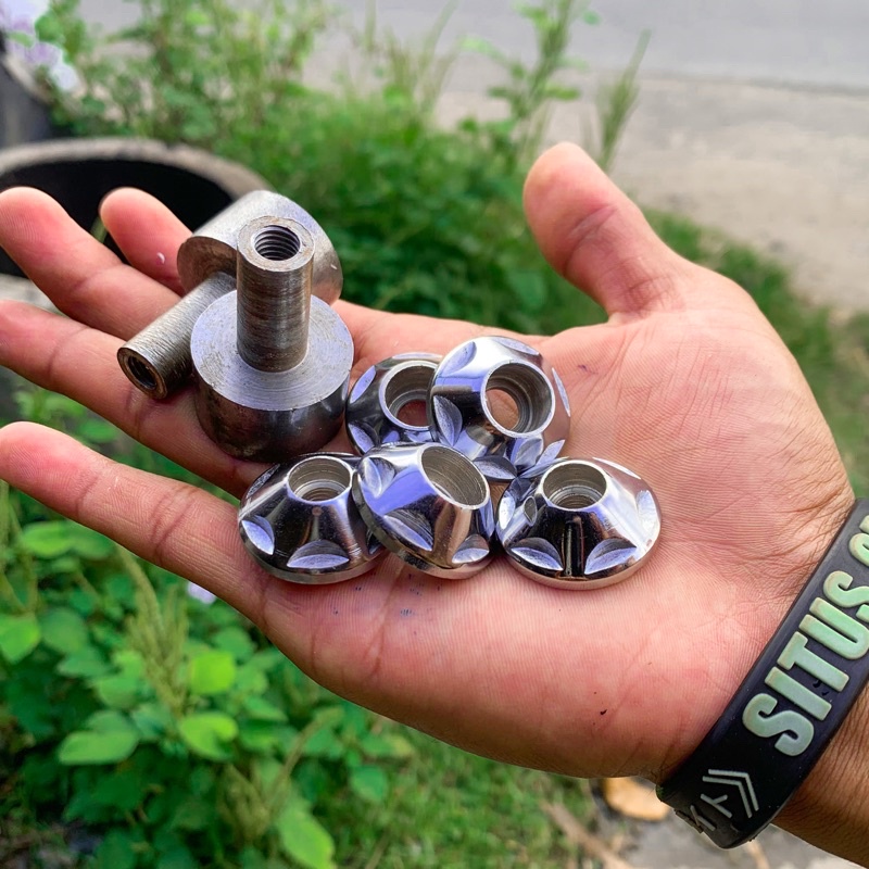 Jual Dudukan Shock CB Set Manisan Jamur 6 Pcs SITUS CB Shopee Indonesia