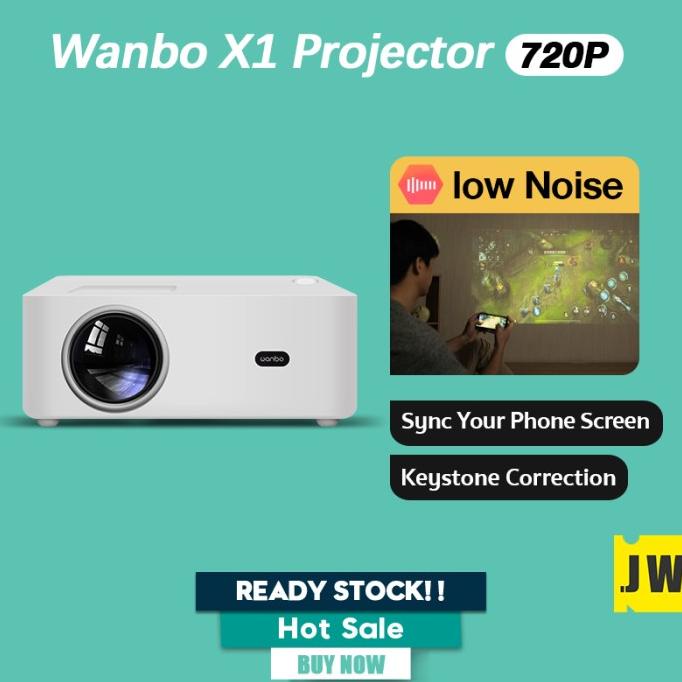 Jual Wanbo X1 Smart Projector Proyektor Mini Portable Global Version ...