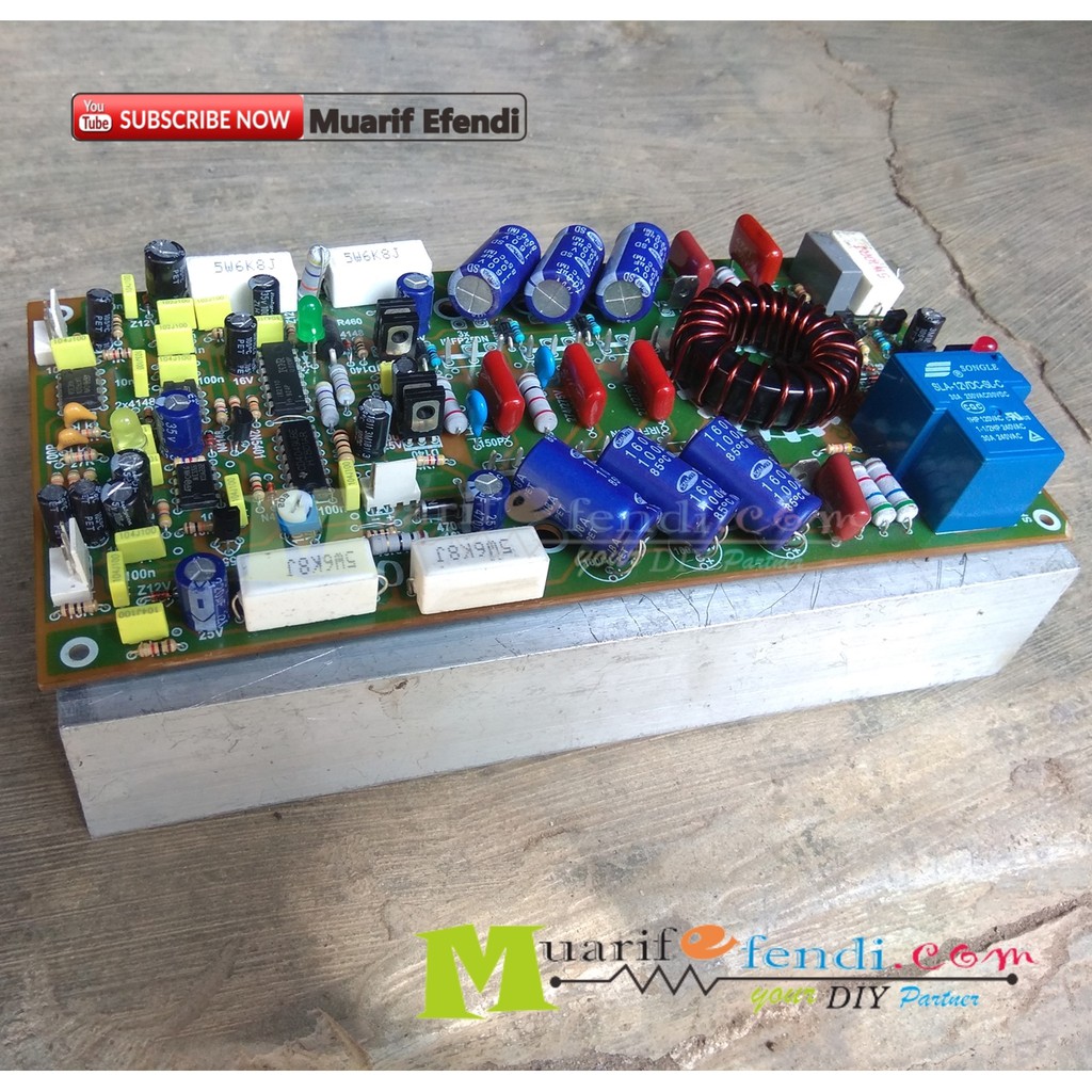 Jual KIT Power Amplifier Class D D2K Adjust D4K5 Plus Speaker Protektor