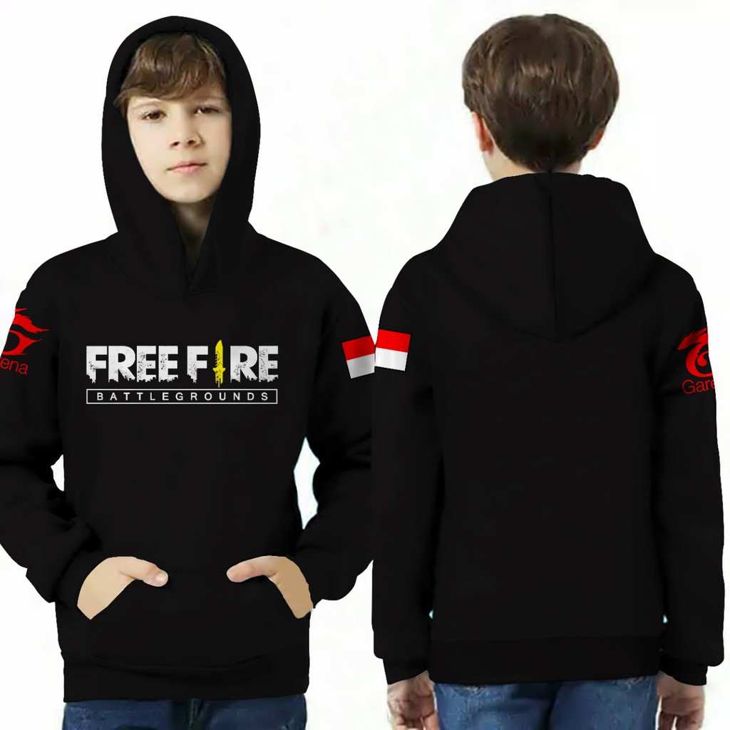 Jual Hoodie Free Fire Anak / Hoodie anak / Jaket free fire anak / Jaket free fire 6 13 TAHUN