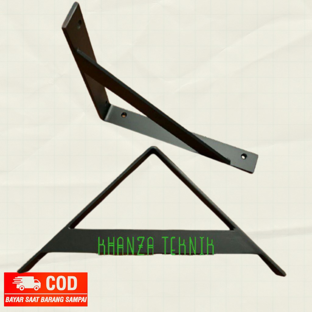 Jual Braket Siku Full Plat Besi Gantungan / Bracket Siku Ambalan Rak ...