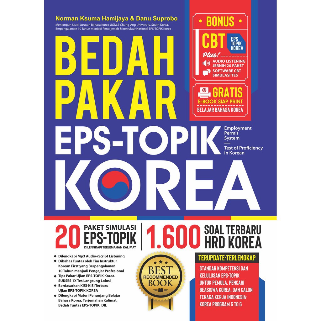 Jual Buku Bahasa Korea: BEDAH PAKAR EPS-TOPIK KOREA | Shopee Indonesia