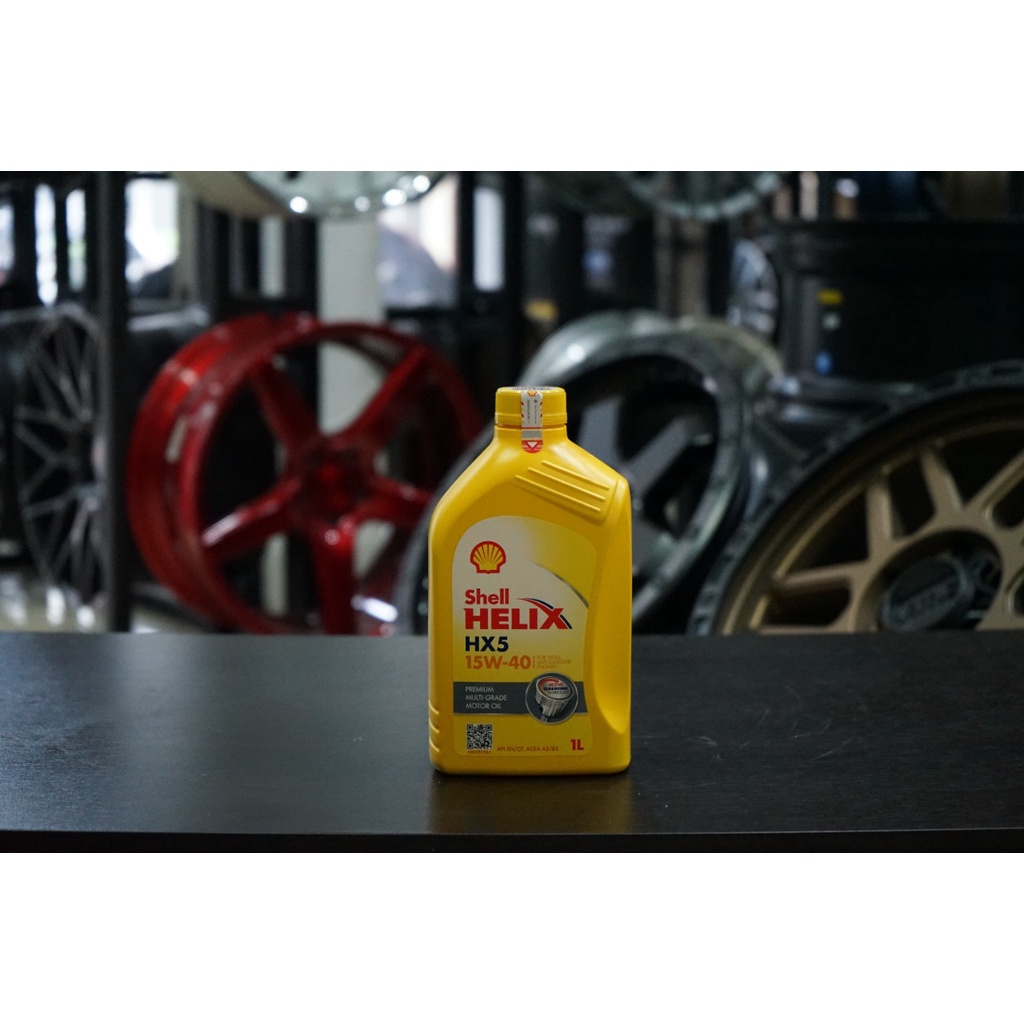 Jual Oli Mobil Shell Helix HX5 SAE 15W-40 1lt | Shopee Indonesia
