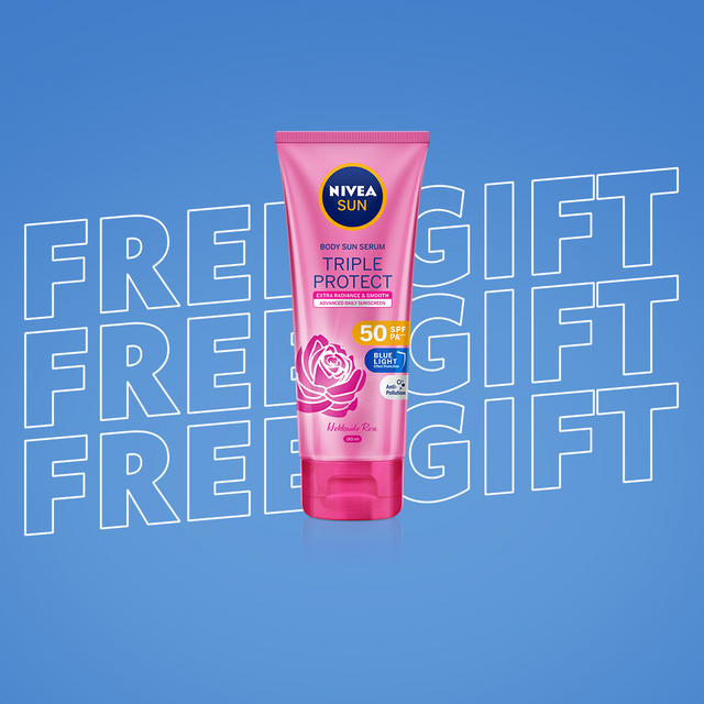 Sérum Corporel Nivea Sun Triple Protect SPF50 - 180 Ml - Extra Radiance & Smooth