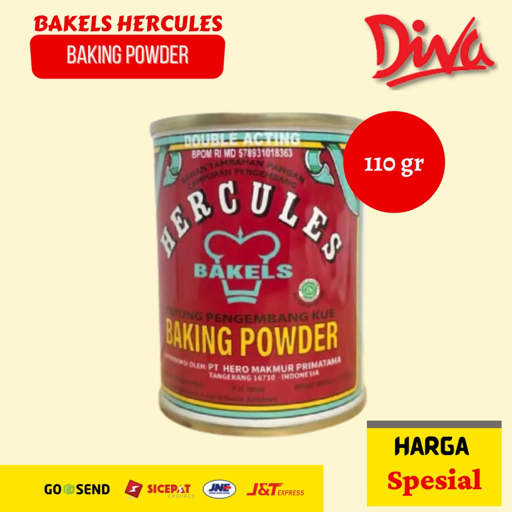 Jual Hercules Baking Powder Double Acting (110 Gr) | Shopee Indonesia