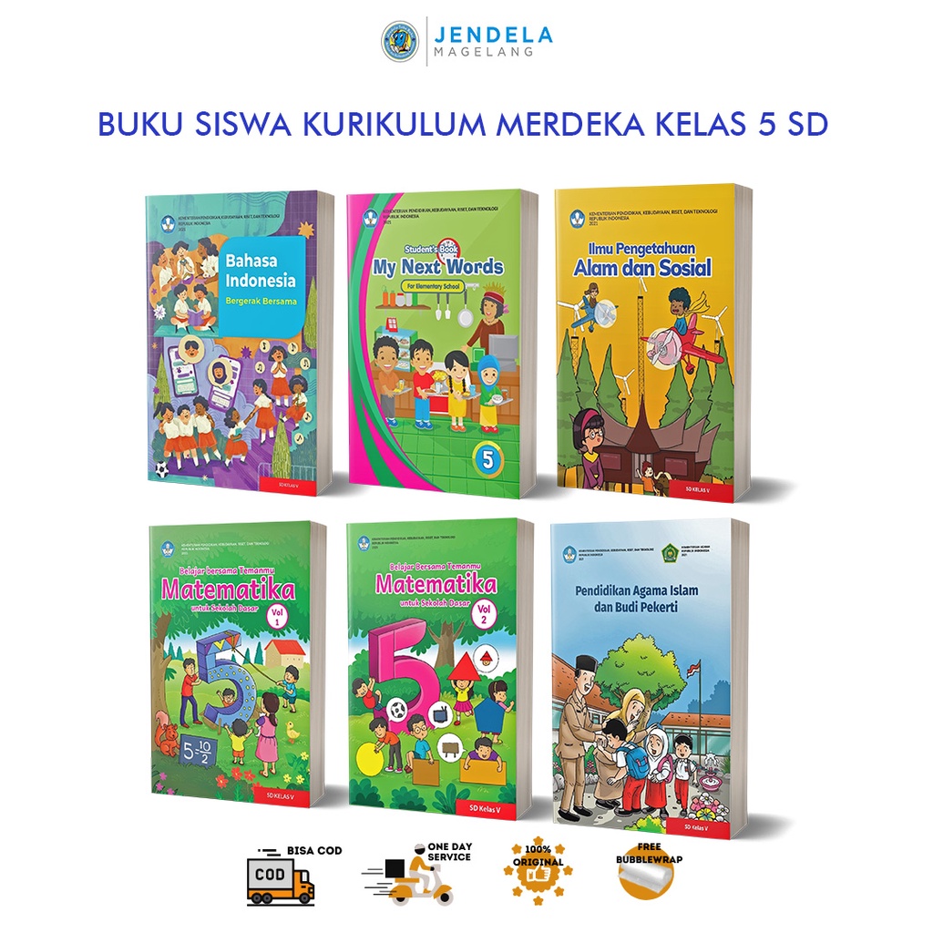 Jual Kelas 5 SD Buku Paket Kelas 5 SD Kurikulum Merdeka Kurikulum ...