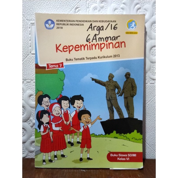 Jual Buku Paket Tematik Sd Kelas 6 Tema 123456789 Bekas Shopee Indonesia 2586