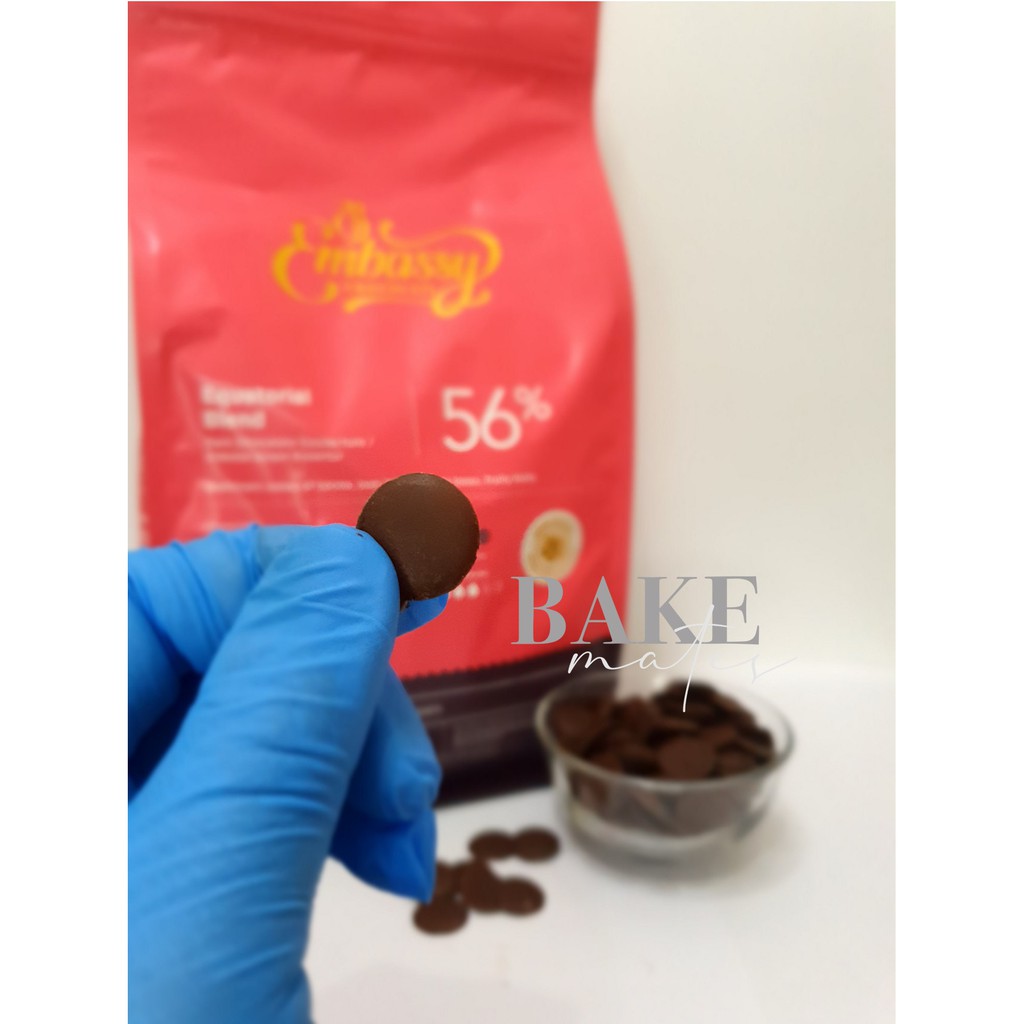 Jual Embassy Chocolate - EQUATORIAL 56% 500gr Tulip Dark Cokelat ...