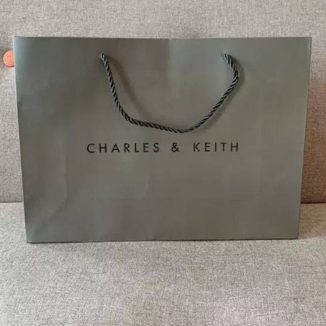 Jual paper bag charles and keith sale