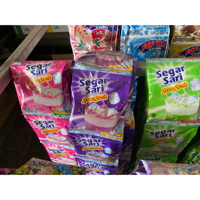 Jual Minuman Segar Sari Susu Soda All Variant Renteng Shopee Indonesia