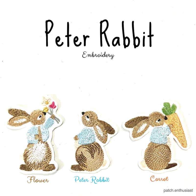 Jual Patch Bordir Peter Rabbit | Shopee Indonesia