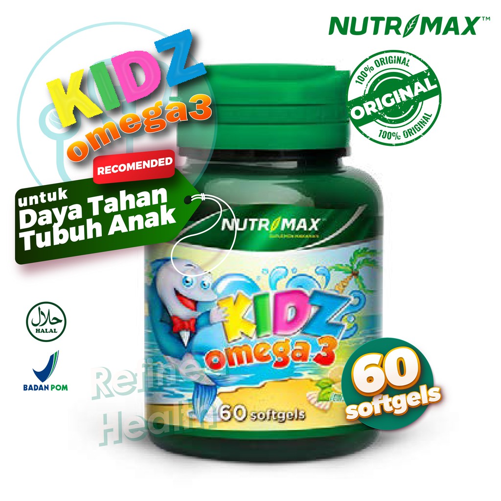 Jual NUTRIMAX KIDZ OMEGA 3 ISI 60 SOFTGEL Shopee Indonesia