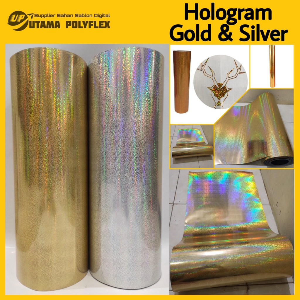 Jual (Khusus Rollan) Polyflex Pet Laser Hologram / Poliflex Metallic ...