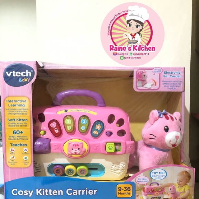 Vtech pink hotsell cosy kitten carrier