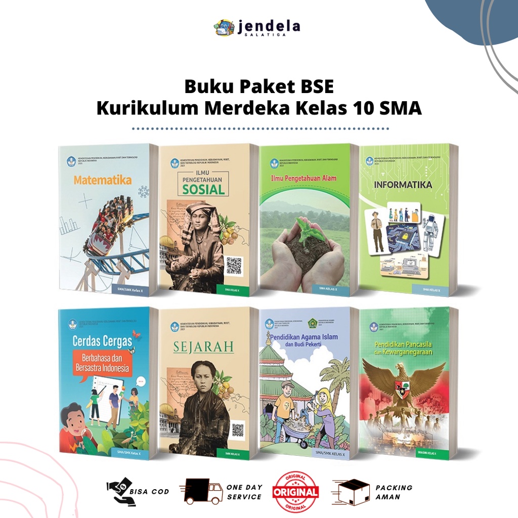 Jual Buku Paket BSE Kelas 10 SMA Kurikulum Merdeka | Shopee Indonesia