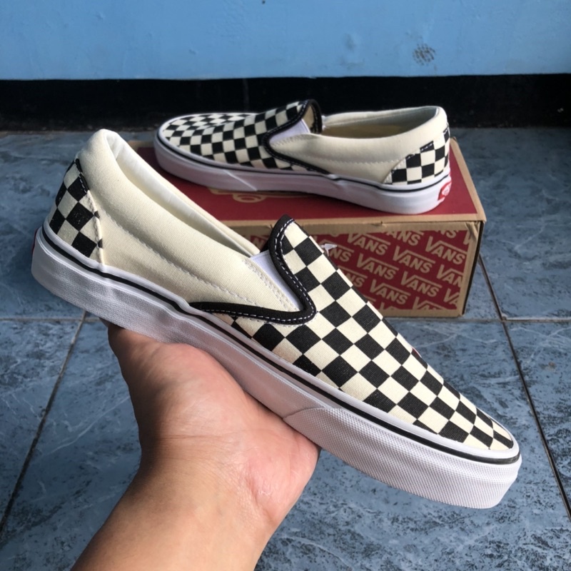 Harga vans slip on checkerboard hotsell