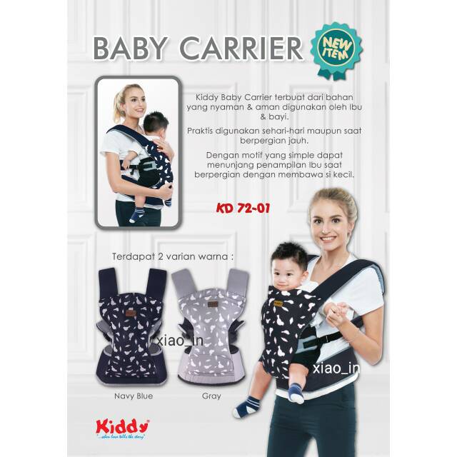 Jual Kiddy KD7201 Baby Carrier Ergo gendongan bayi depan Shopee