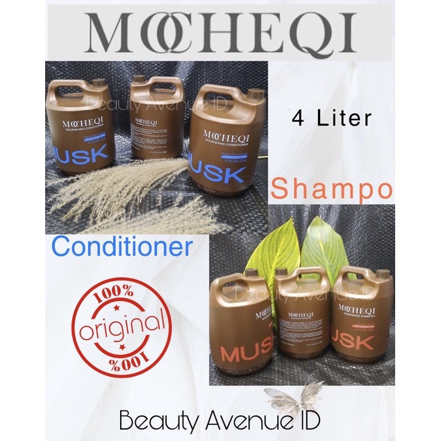 Jual Mocheqi Musk Shampoo / Conditioner 4 Liter Original | Shopee Indonesia