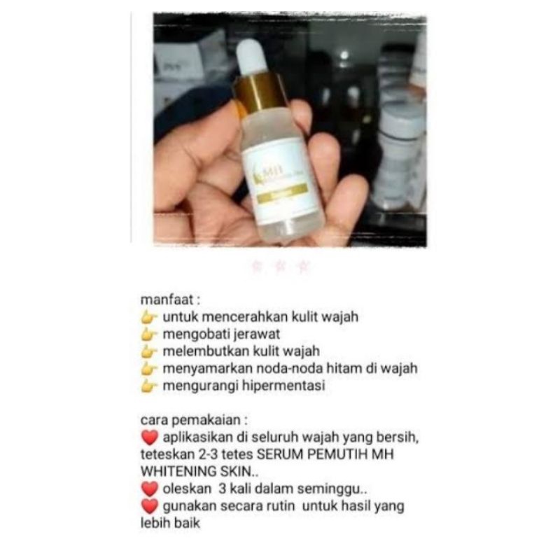 serum MH whitening skin