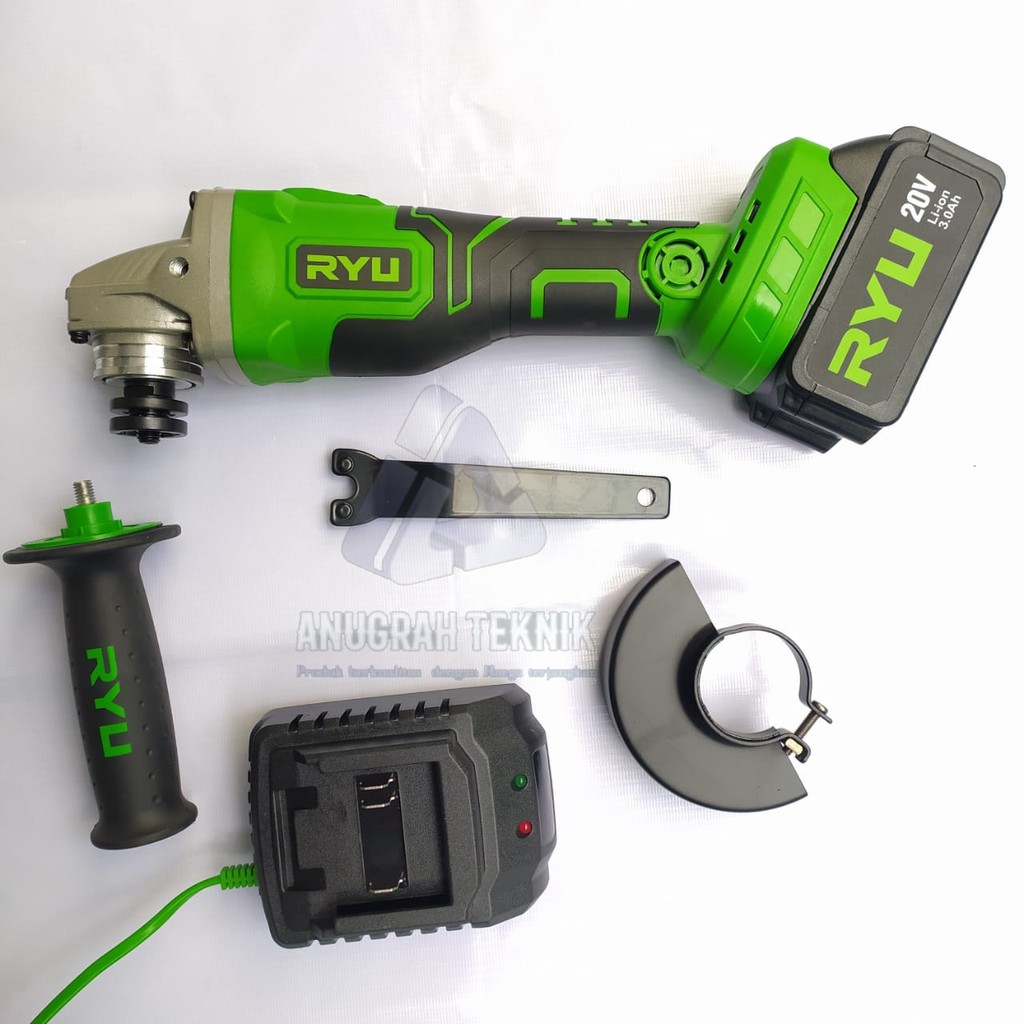 Jual RYU RCG 20V Mesin Gerinda Baterai / Cordless Gurinda Brushless ...