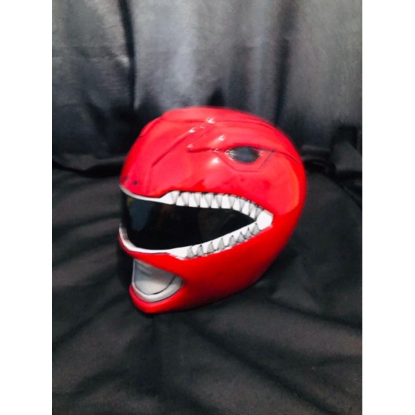Jual Topeng Power ranger merah / helmet MMPR RED ( RESIN) | Shopee ...