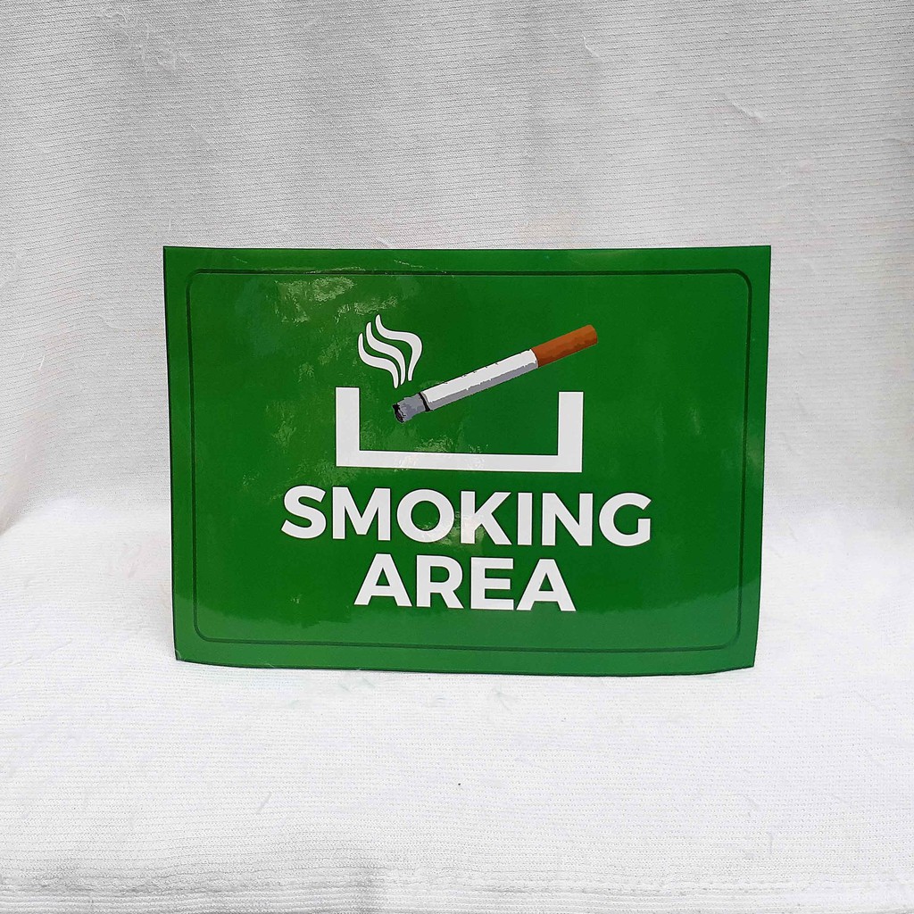 Jual Stiker Smoking Area, Stiker Area Merokok, Sticker Kawasan Bebas ...