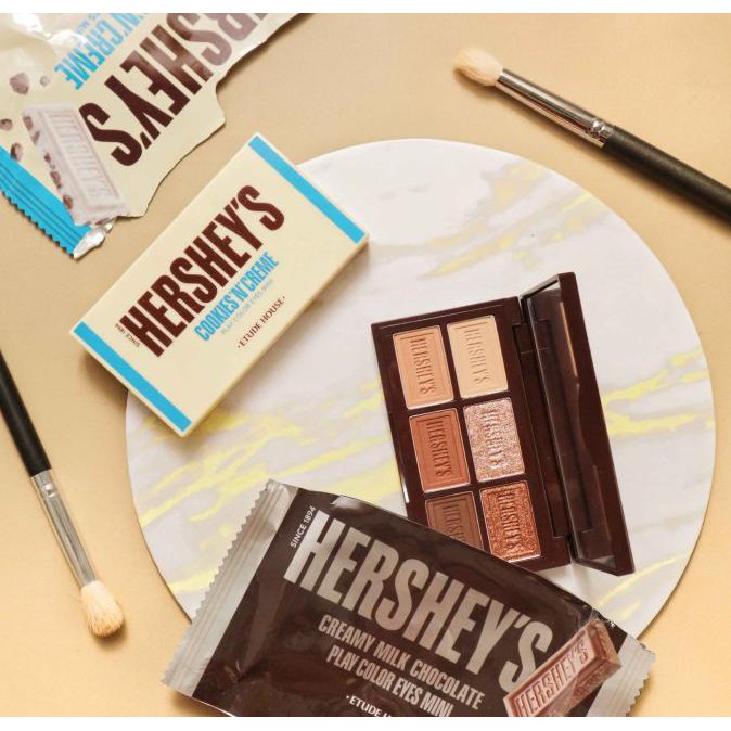 Jual Gaya Etude House X Hershey'S Play Color Eyes Mini Eyeshadow Original Cookies N Cream