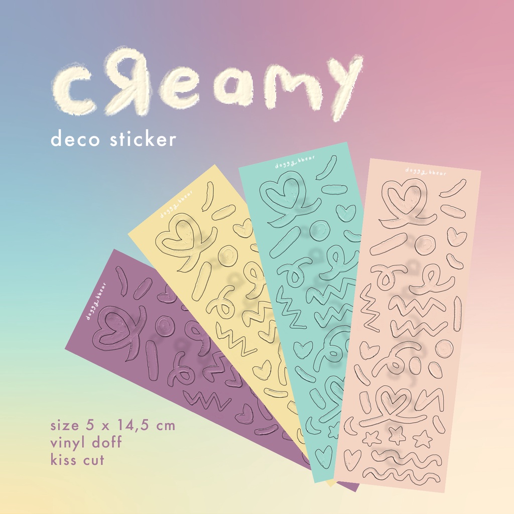 Jual creamy sticker vol.3 part 1 | Shopee Indonesia