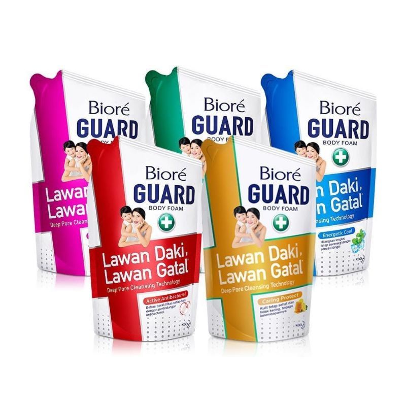 Jual Biore Guard Pouch-Biore Guard Body Wash Pouch-Body Wash Biore ...