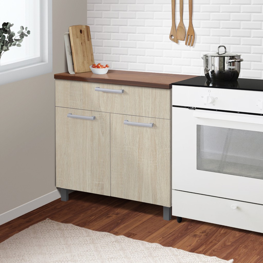 KIRANA Denver - Kitchen Set Kayu Lemari Dapur Kabinet Rak Dapur Bawah 2 Pintu