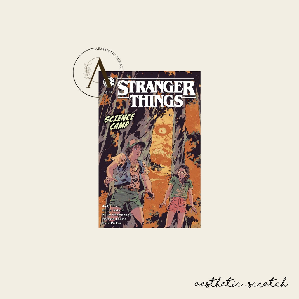 Jual ( aesthetic.scratch ) poster stranger things comic | Shopee Indonesia
