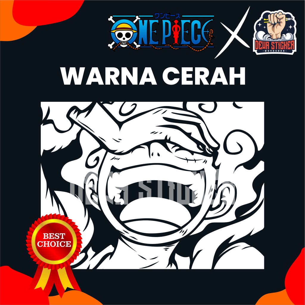 Jual Cutting Sticker NIKA Luffy One Piece | cutting wajah | Shopee ...