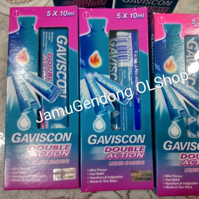 Jual Gaviscon Double Action || Box 5 sachet || Ready Stock | Shopee ...