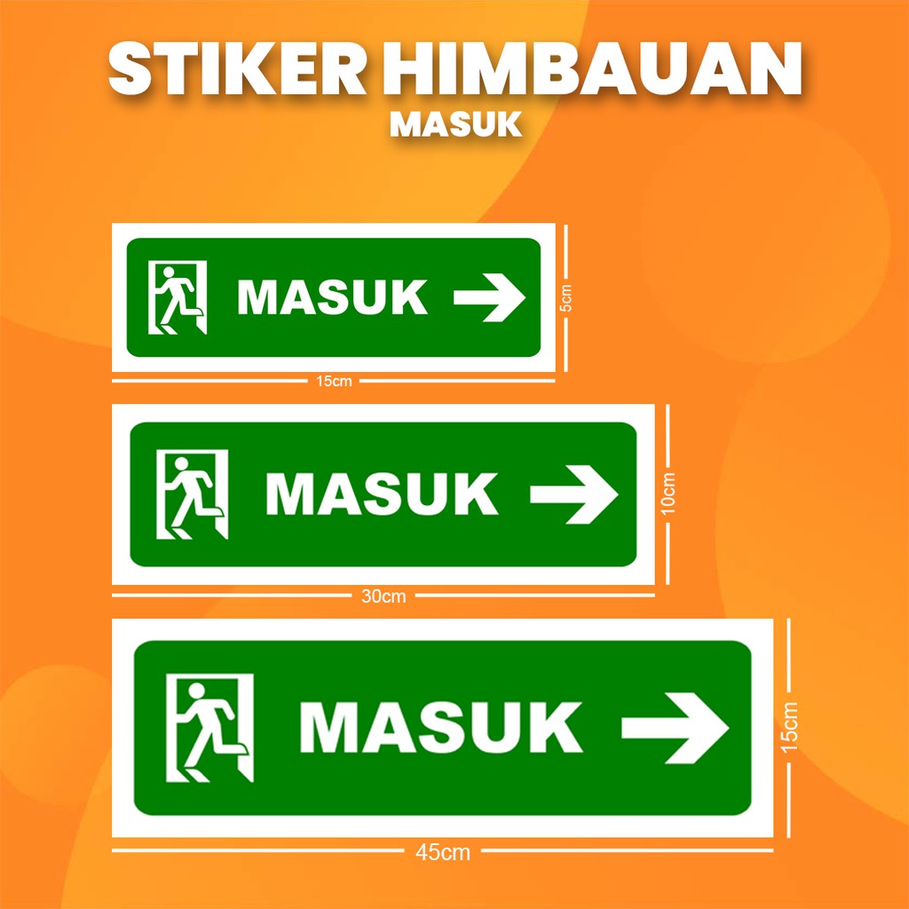 Jual Stiker K3 Masuk 