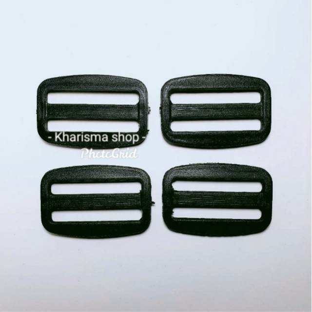 Jual Ring jalan plastik hitam ukuran 3,8cm / Ring ransel warna hitam ...