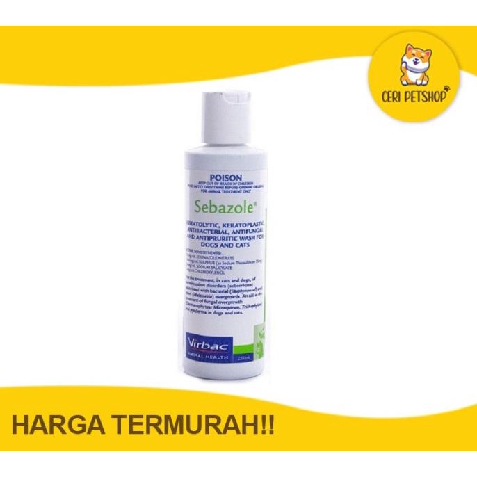 Jual Promo Awal tahun Virbac Sebazole 250ml Promo Awal tahun Shopee