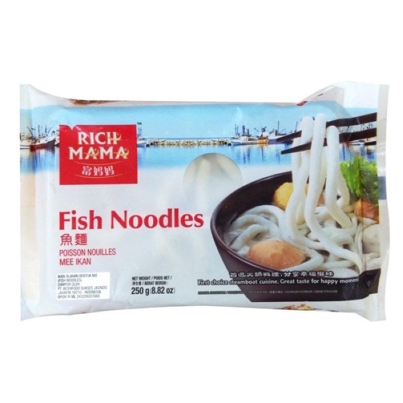 Jual Rich Mama Fish Noodles 250gr | Shopee Indonesia