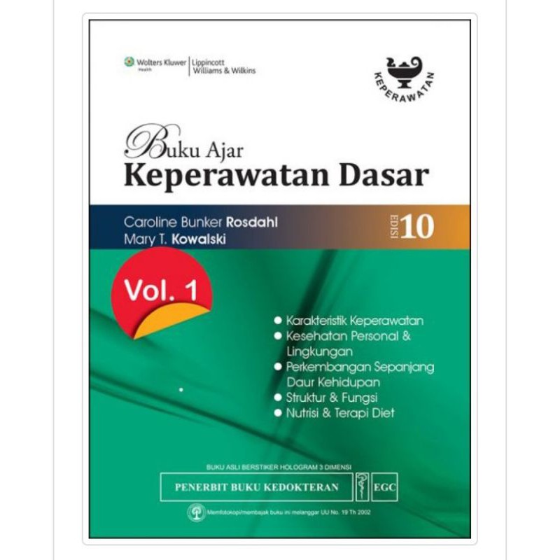 Jual Buku Ajar Keperawatan Dasar Vol.1 Ed.10 | Shopee Indonesia