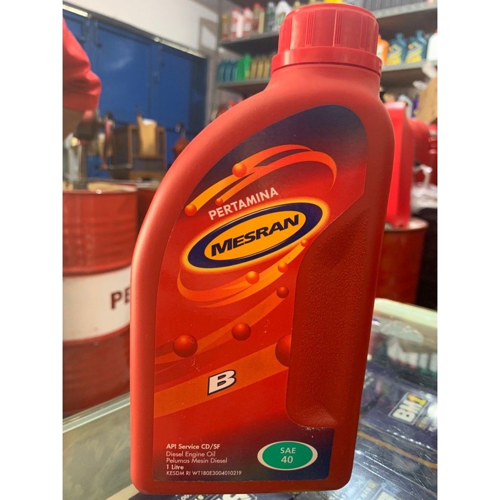 Jual Pertamina Mesran B SAE 40 (1L) | Shopee Indonesia