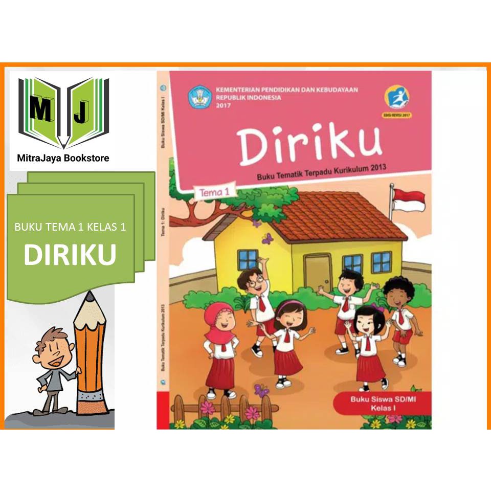 Jual BUKU TEMATIK TERPADU KELAS 1 TEMA 1 KURIKULUM EDISI REVISI 2017 ...
