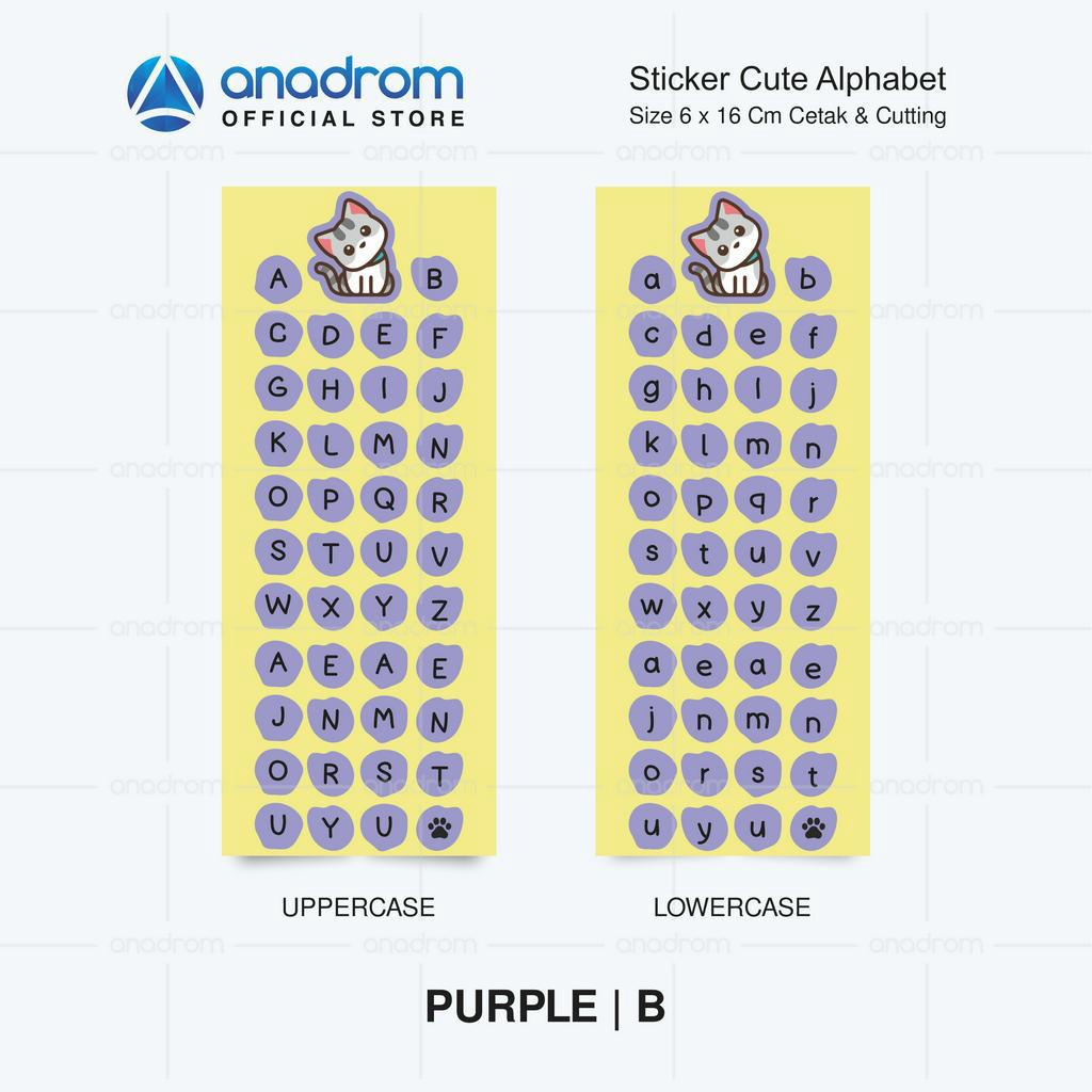 Jual Sticker Cute Alphabet | Sticker Deco | Stiker Aesthetic | Anadrom ...