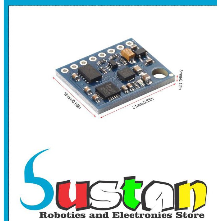 Jual Hw-579 Sensor Modules 9 Axis Imu Sensor Tg3200/Itg3205 Adxl345 ...
