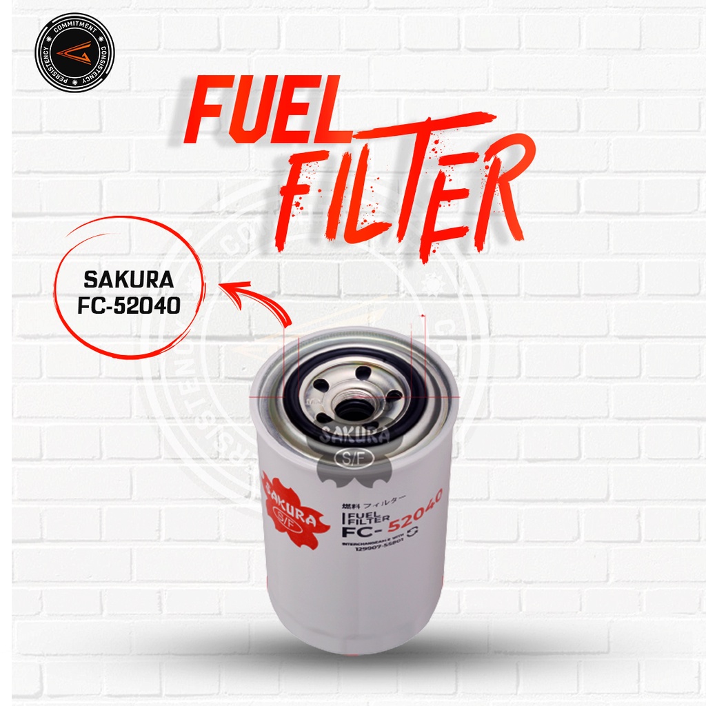 Jual Sakura Fuel Filter Solar FC-52040 / FC52040/ Sakura Filter Oli ...
