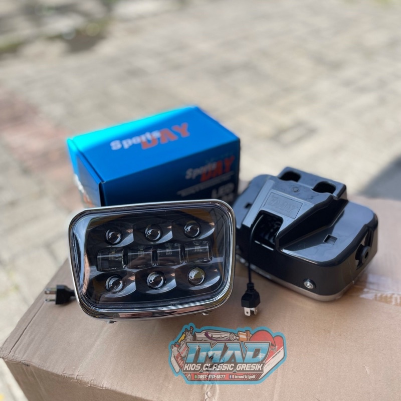 Jual DAYMAKER RX KING 10 MATA PNP RXKING Gl Max GL100 oval lampu ...