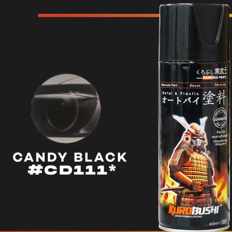 Jual Candytone Colours Samurai Paint Kurobushi Cat Semprot Pilox Pilok ...